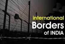 Major International Boundaries india, Major International Boundaries in hindi