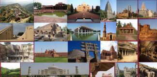heritage sites in india, list of unesco world heritage sites in india in hindi